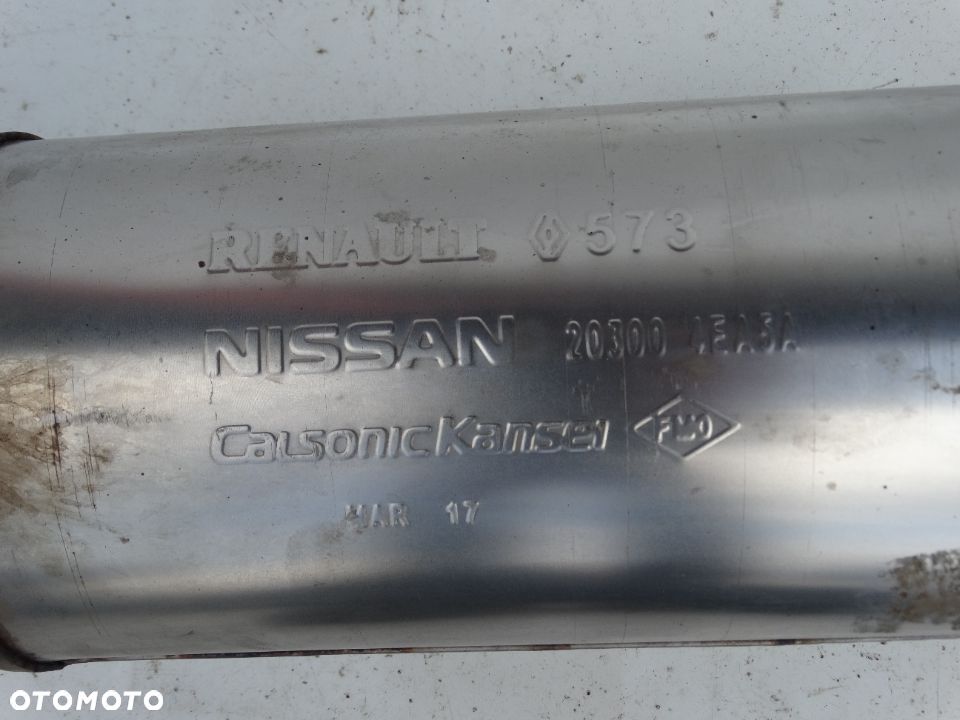 TŁUMIK TŁUMNIK RURA WYDECH ŚRODKOWY NISSAN QASHQAI J11 1.2 DIG-T F-VAT - 2