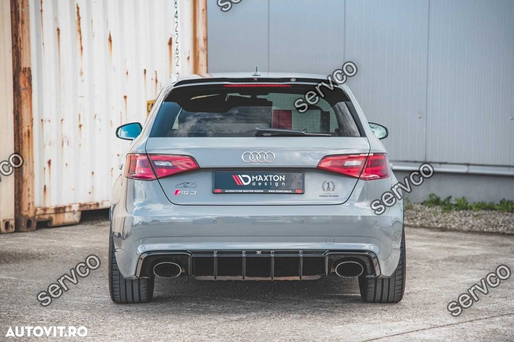 Difuzor bara spate Audi A3 RS3 8V Sportback 2015-2016 v11 - Maxton - 3