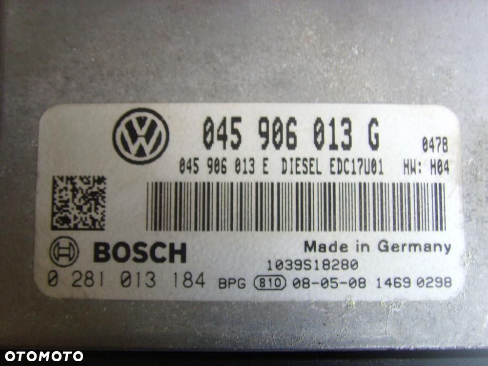 SEAT IBIZA III 1.4 TDI KOMPUTER SILNIKA 045906013G - 2
