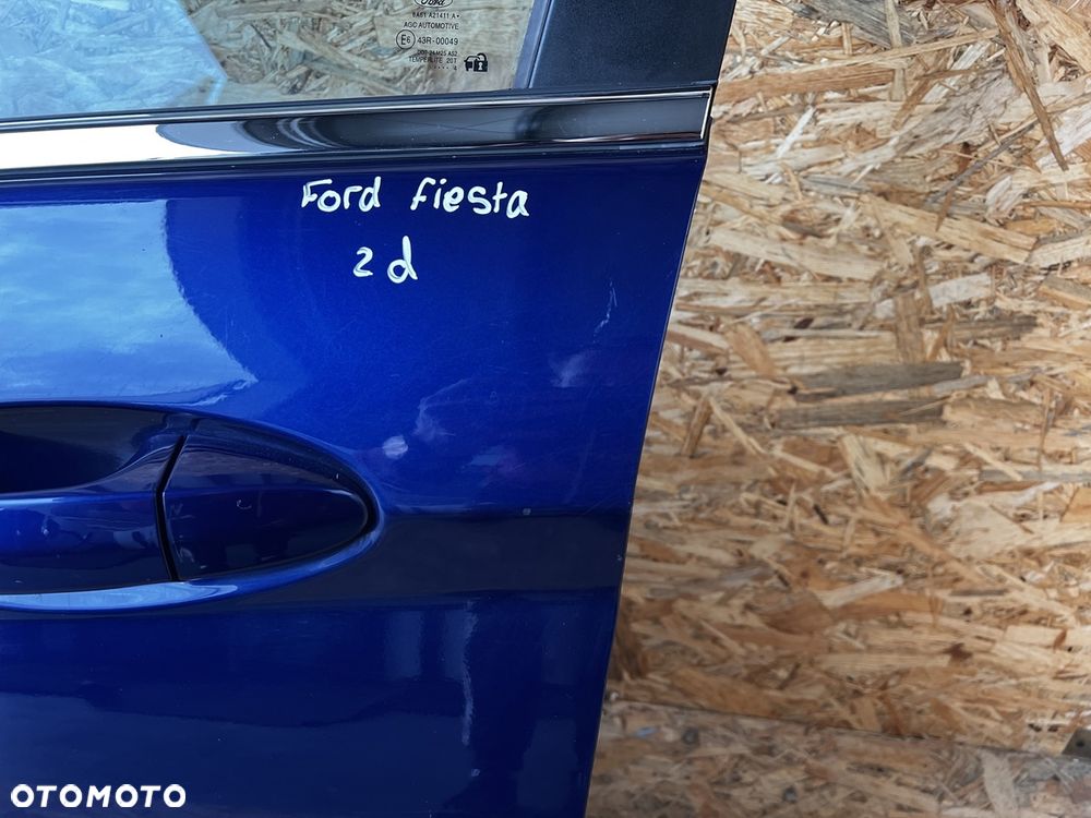 Drzwi PRZEDNIE LEWE lewy przód FORD FIESTA MK7 VII LIFT 5D Kod lakieru: 2D - 7