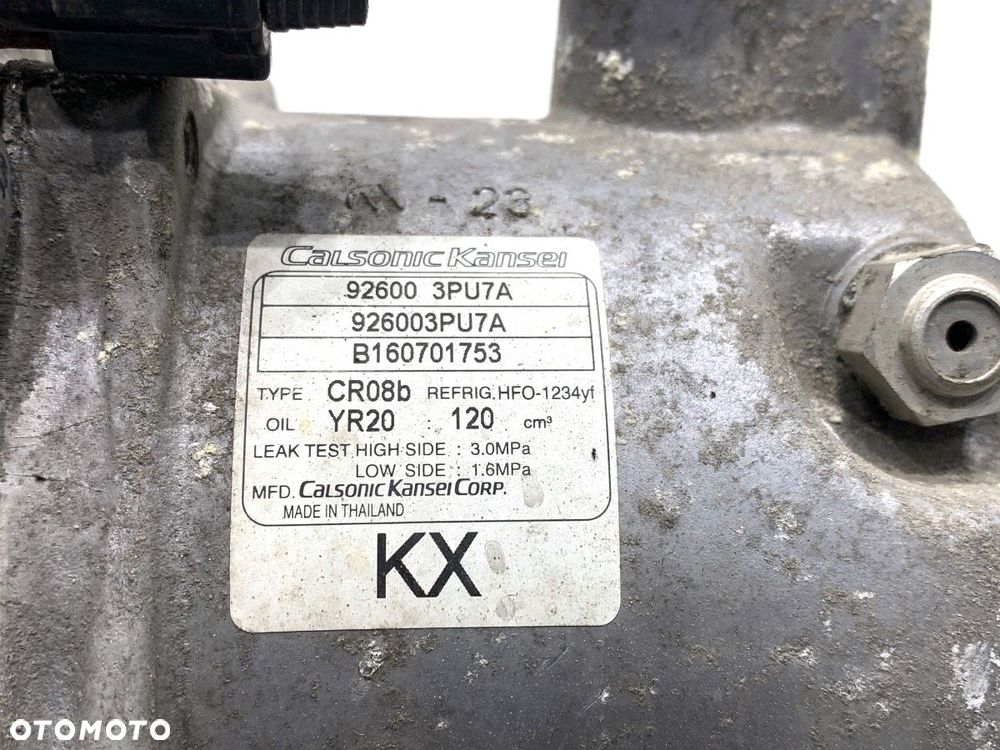 SPRĘŻARKA KLIMATYZACJI  NISSAN JUKE (F15) 2010 - 2022 1.6 86 kW [117 KM] benzyna 2010 - 2022 - 4