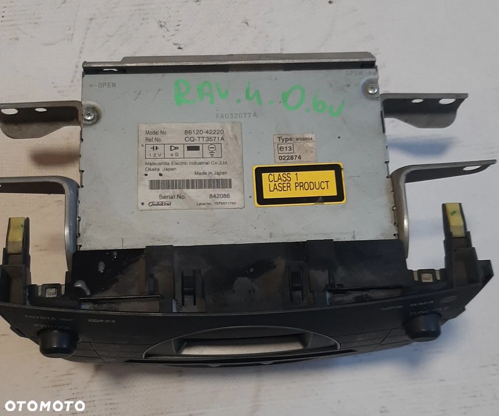 Radio TOYOTA RAV4 III - 2