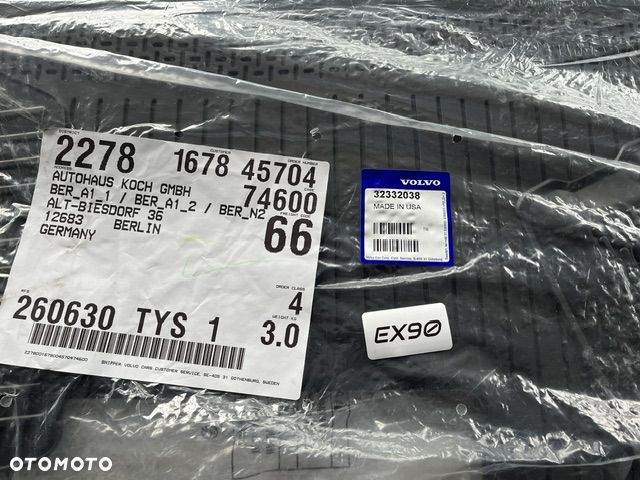 DYWANIKI GUMOWE VOLVO EX90 - 10