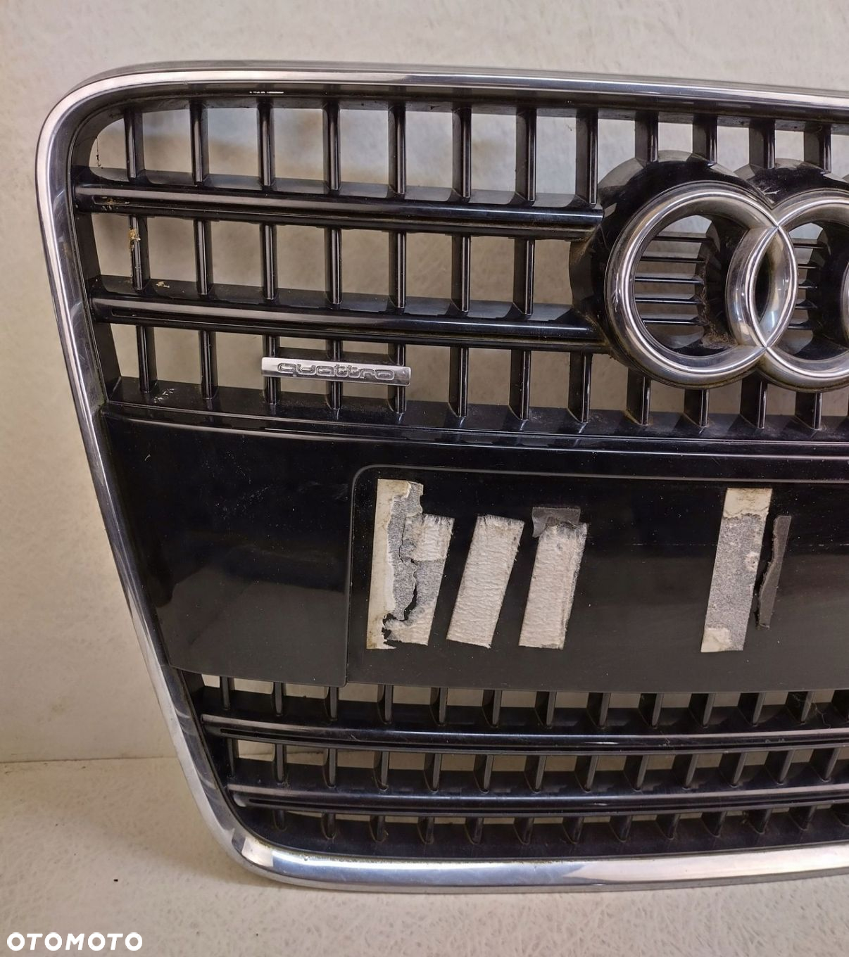 AUDI Q7 4L 05-09 S-LINE GRILL ATRAPA ZDERZAKA PRZEDNIEGO CHROM 4L0853651 - 5