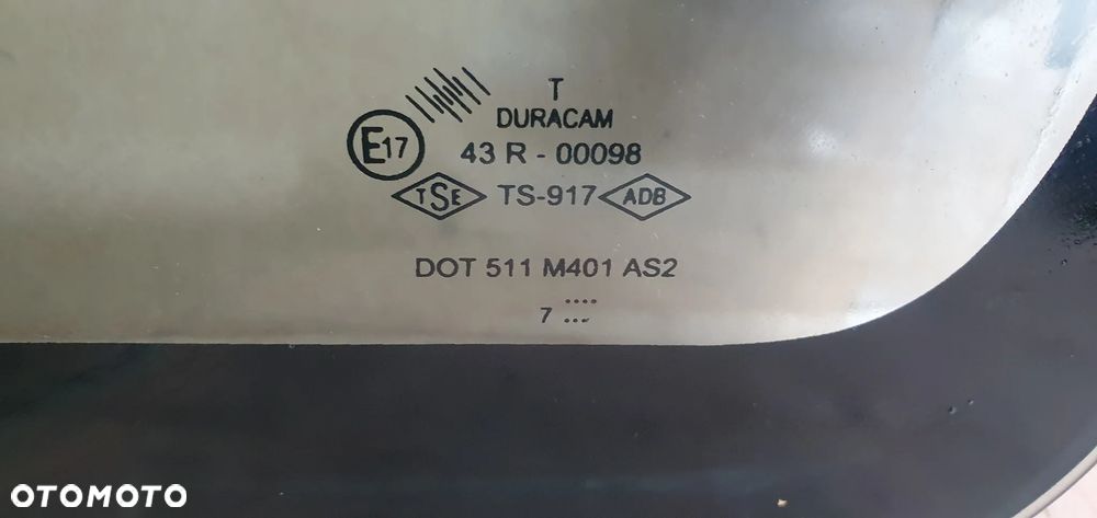 Szyba uchylna prawy tył tylna prawa Dacia Logan AS2 07r - 5