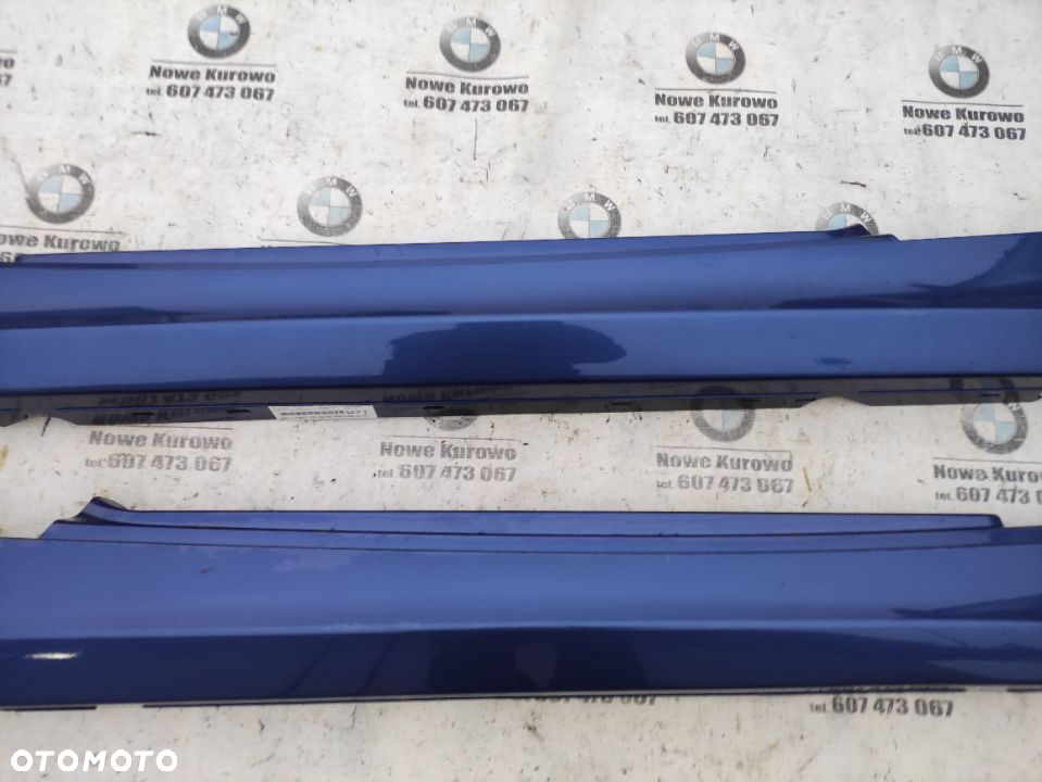 BMW E81 Listwa Progowa Próg Nakładka Prawa Montegoblau - 3