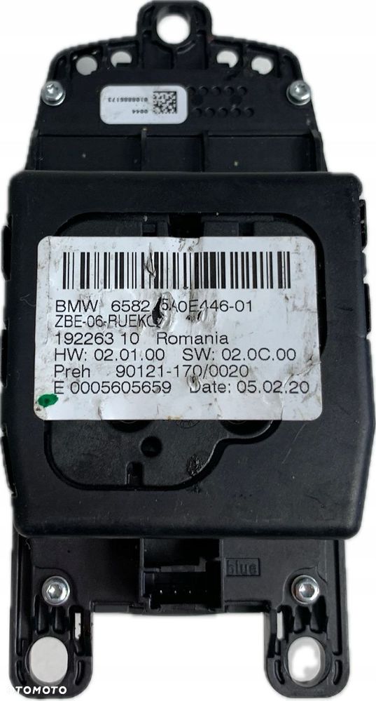 PANEL STEROWANIA PRZEŁĄCZNIK IDRIVE BMW F30 F48 F39 5A0E446 - 4