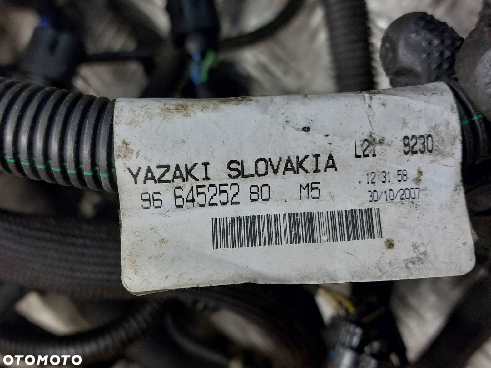 WIĄZKA OKABLOWANIE SILNIKA PEUGEOT 207 I 1.4 16V 8FS 756813880 - 4