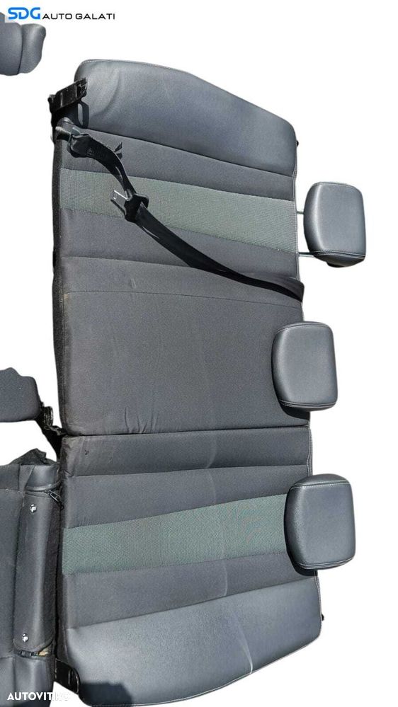 Bancheta Spate Sezut cu Spatar Semipiele Semi Piele Alcantara Renault Megane 3 Hatchback 2008 - 2015 [M8295] - 2