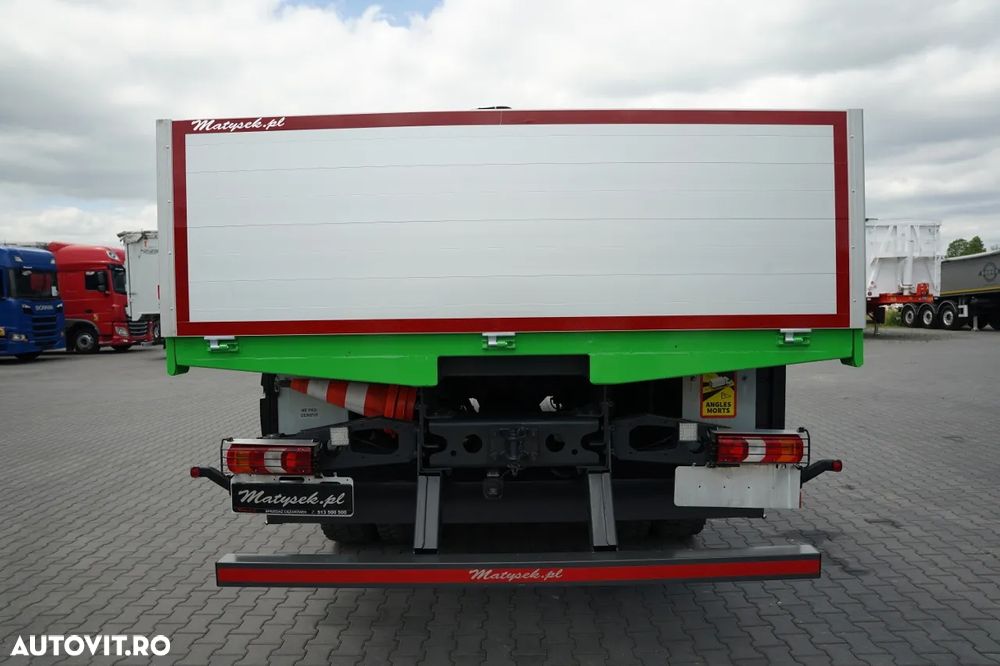 Mercedes-Benz AROCS 1835 / 4x4 / LIVRARE + HIAB 162 ES-3 HDS / RADIOCOMANDĂ / ROTATOARE / FURCĂ / EURO 6 - 19