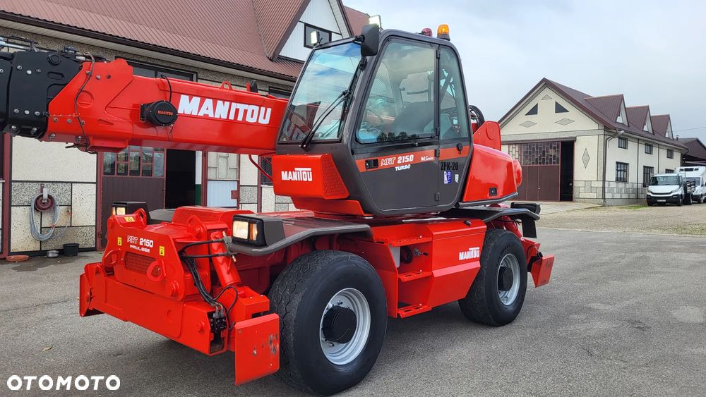 Manitou MTR 2150/ Ładowarka teleskopowa obrotowa  / Podnośnik koszowy sterowany z pilota/ - 9
