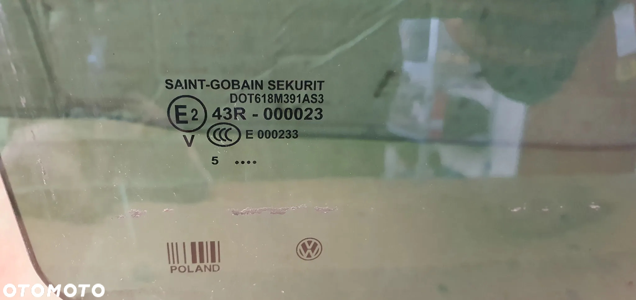 Szyba prawy tył tylna prawa VW Touareg 7L AS3 05r - 3