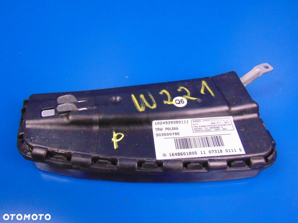 W221 S KLASA PODUSZKA AIR BAG FOTELA PRAWA - 1