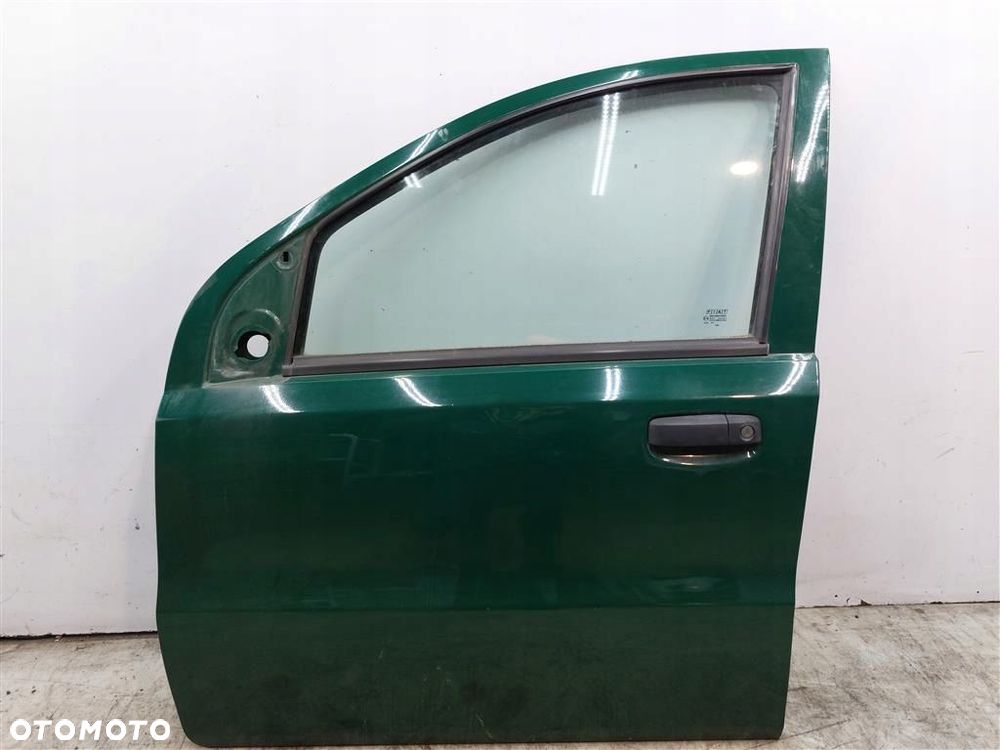 Drzwi przednie lewe przód Fiat Panda II 5 DRZWI 2006-2013 LIFT ZIELONY - 1