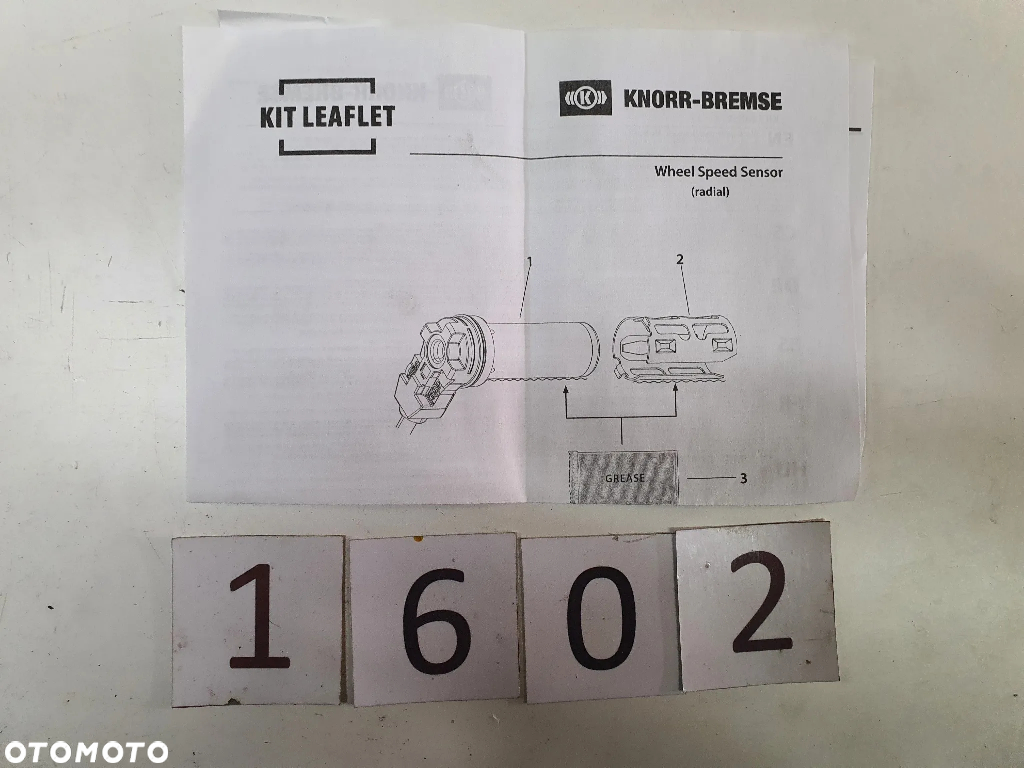 Czujnik ABS, Knorr-Bremse K145041K50, MAN - 8