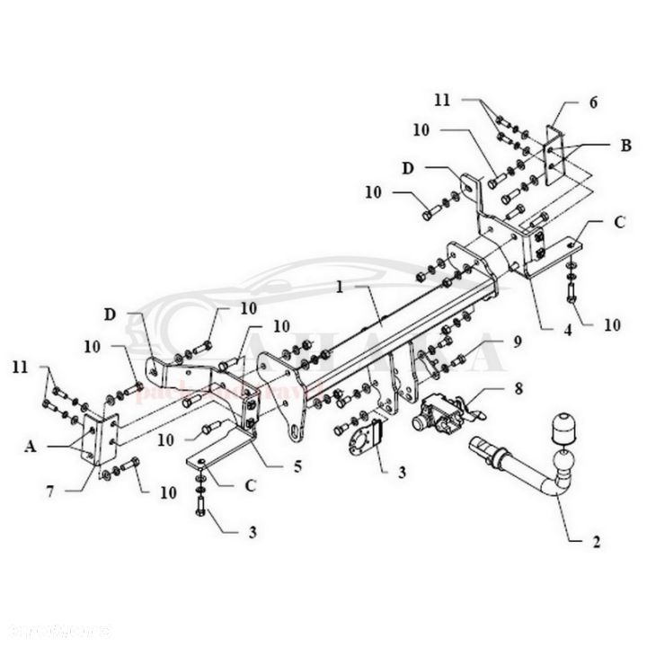 Hak Holowniczy Automat Do Opel Antara 2006-2015 - 3