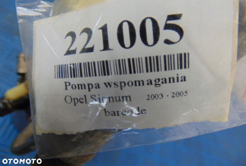 OPEL SIGNUM POMPA WSPOMAGANIA ELEKTRYCZNA - 8