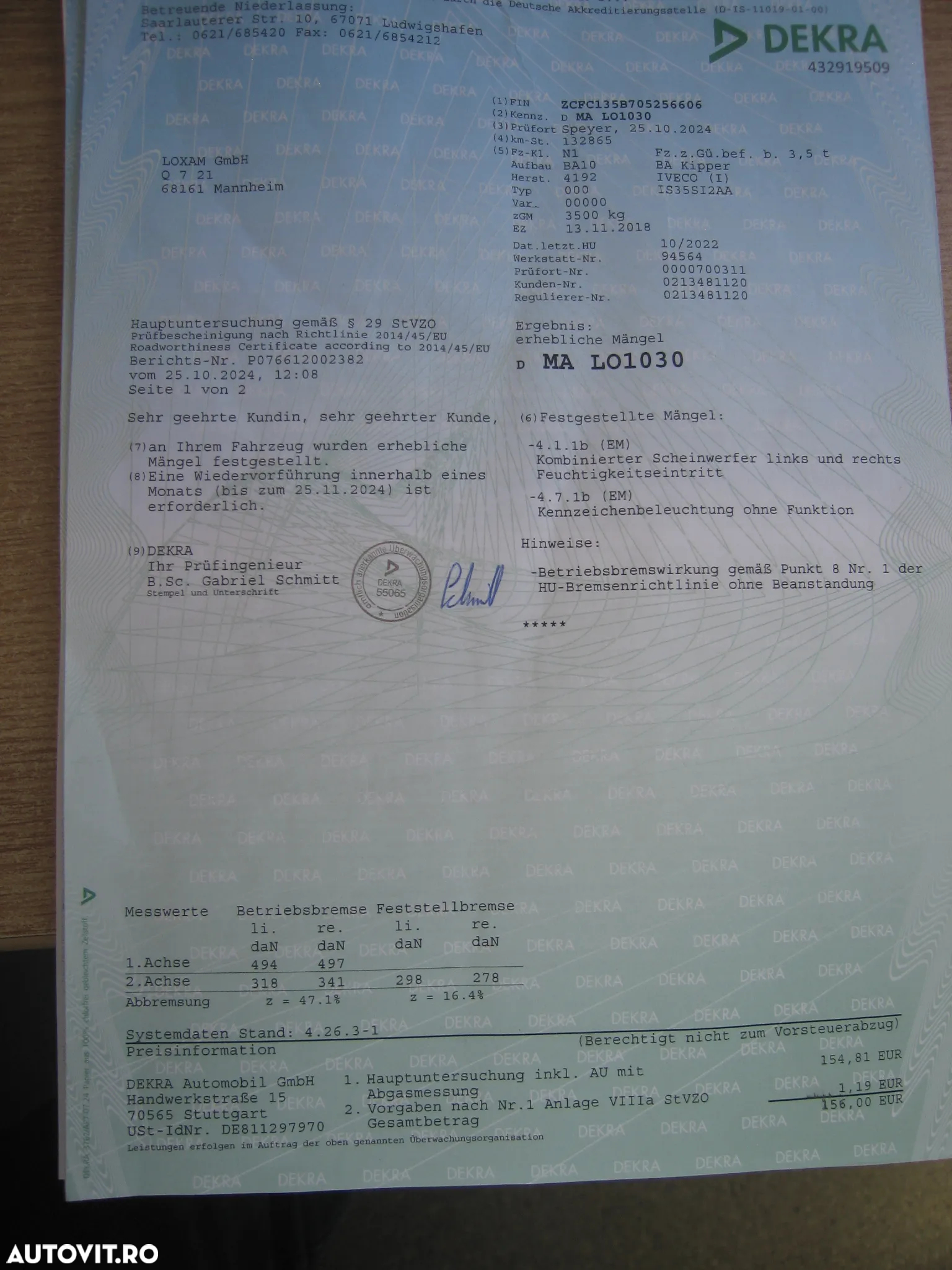 Iveco DAILY 35 S 16 , 3 LOC. BASCULABIL PE TREI PARTI, AC. EURO VI. - 23