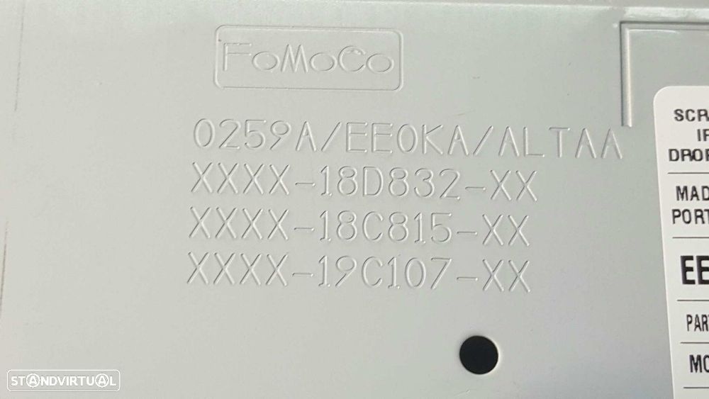 SISTEMA AUDIO / RADIO CD FORD TRANSIT CUSTOM KOMBI 320 L1 TREND - 5