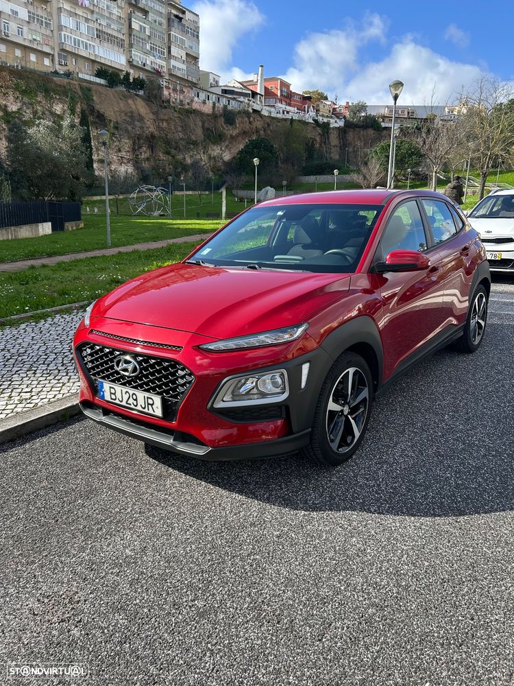 Hyundai Kauai 1.0 T-GDi Pele/Tecido Vermelho - 1