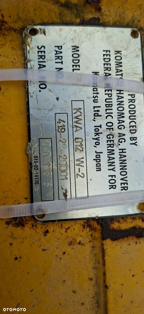 Komatsu most KWA 012 W2 - 5