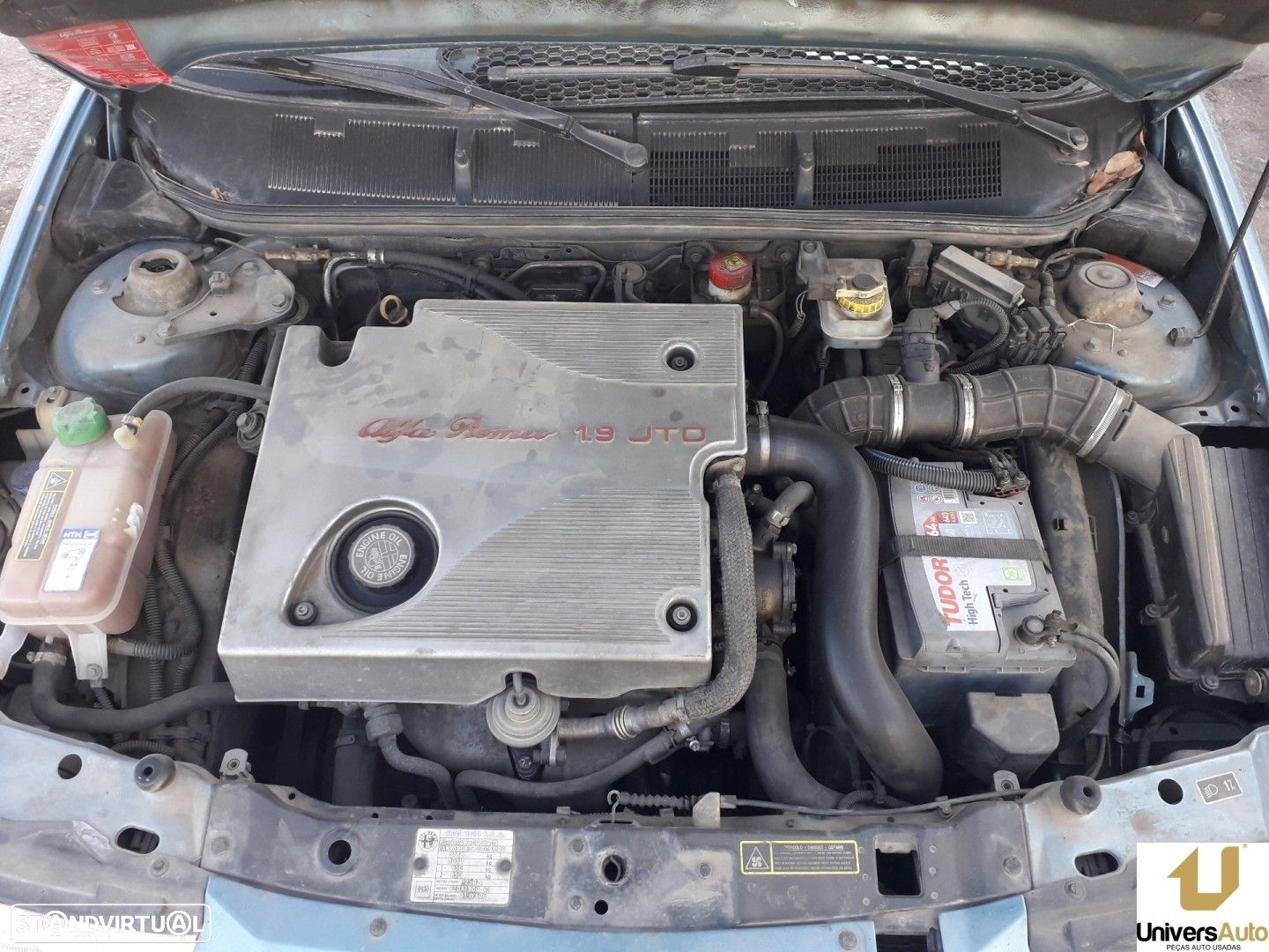 MOTOR COMPLETO ALFA ROMEO 145 1.9 JTD (930.A4B) 105CV 1910CC - 1