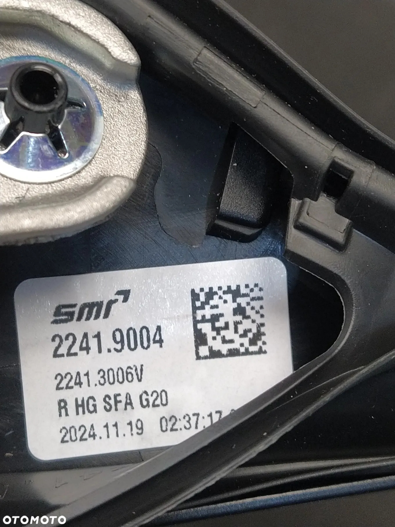 BMW M3 G20 G21 COMPETITION M-PAKIET LUSTERKO ZEWNĘTRZNE KAMERA ASYSTENT PRAWE 9 PIN CARBON NOWY ORYGINAŁ - 9