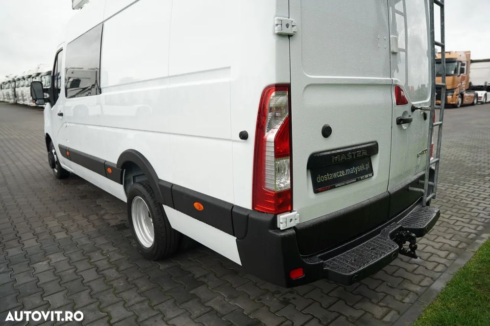 Renault MASTER / FURGON / FURGON MIXT (CREW VAN) - 6 LOCURI / ROȚI SPATE DUBLE / IMPORT / - 12