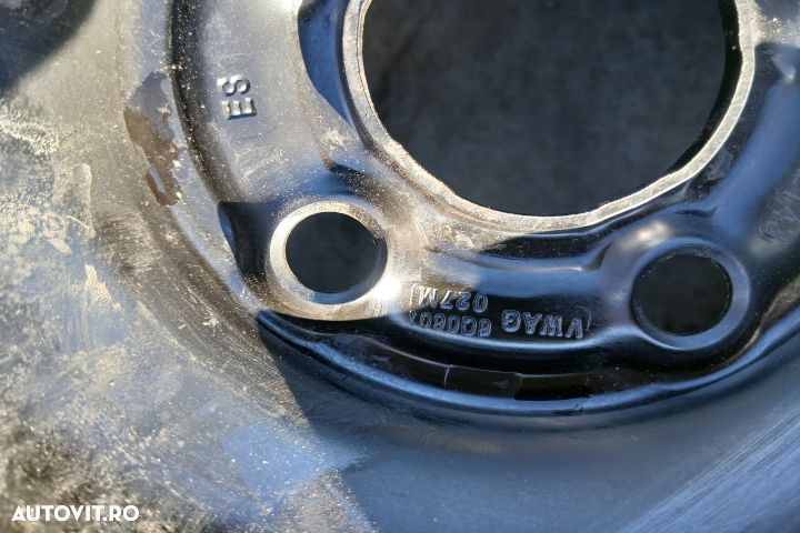 Roata de rezerva R15 6Q0601027M 195/55 R15 6JX15H2 ET43 6Q0601027M 19 - 3