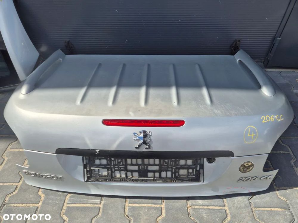 PEUGEOT 206 CC ZDERZAK / KLAPA / DRZWI / DACH SREBRNY - 8