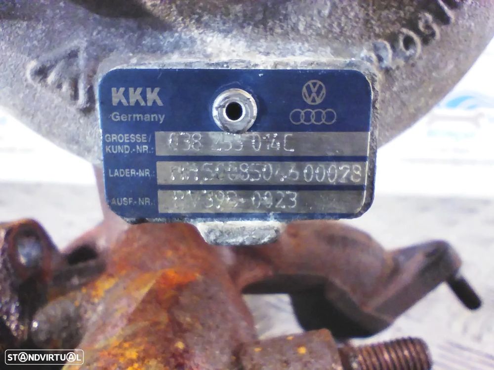 TURBO KKK BV39B  54399880023 54399700023 54399700012  54399880012 SEAT CORDOBA  IBIZA 2.0 130CV SKODA FABIA 1.9 TDI 130CV  VOLKSWAGEN POLO 1.9 TDI 130CV ASZ - 8