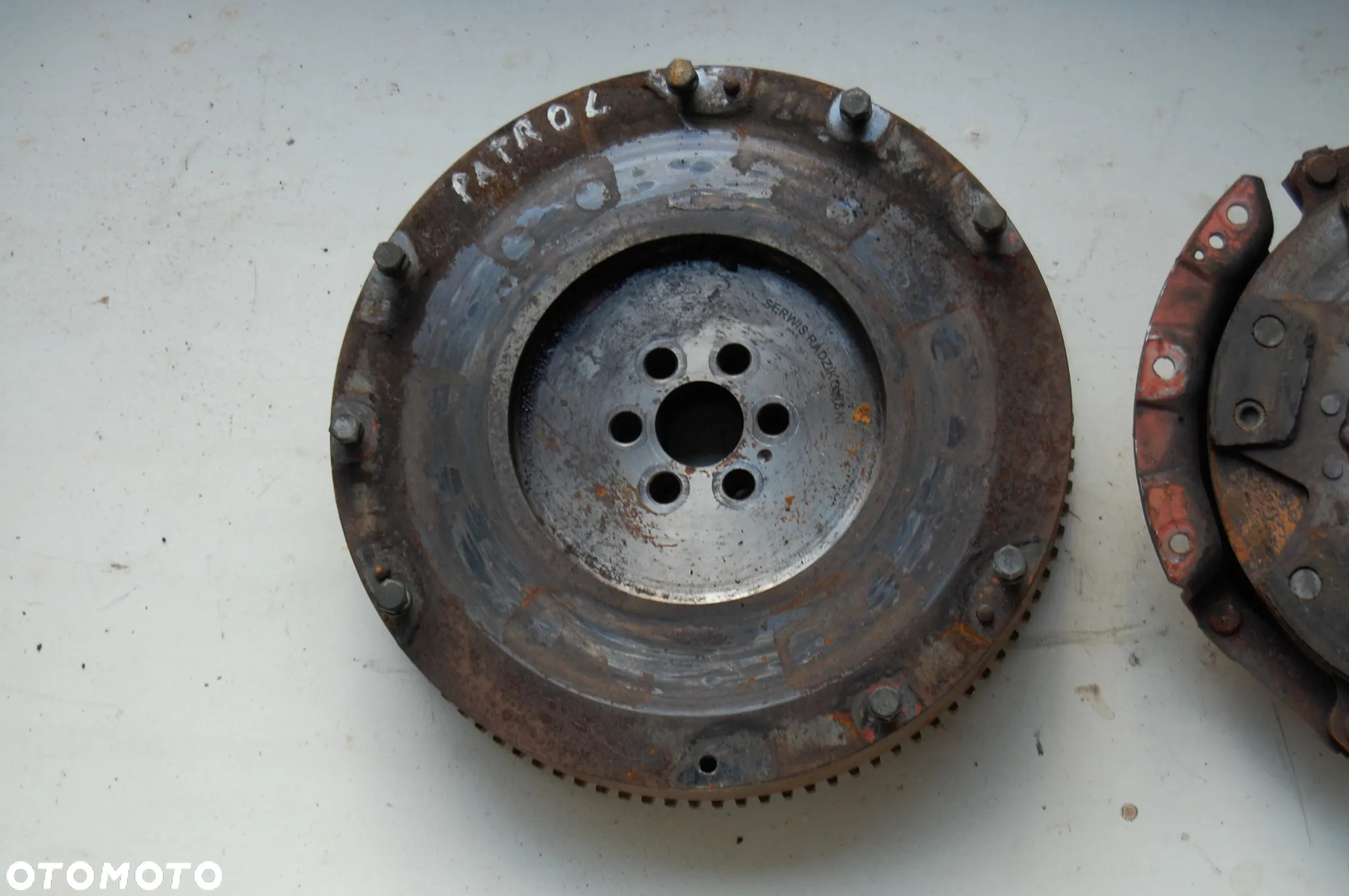 NISSAN PATROL 2,8 Y61 - Koło zamachowe sztywne, docisk, spiek. - 2