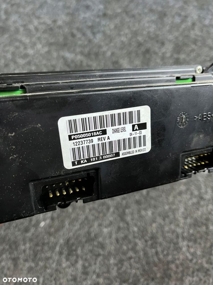 chrysler grand voyager IV panel nawiewu klimatyzacji 12237739 - 7