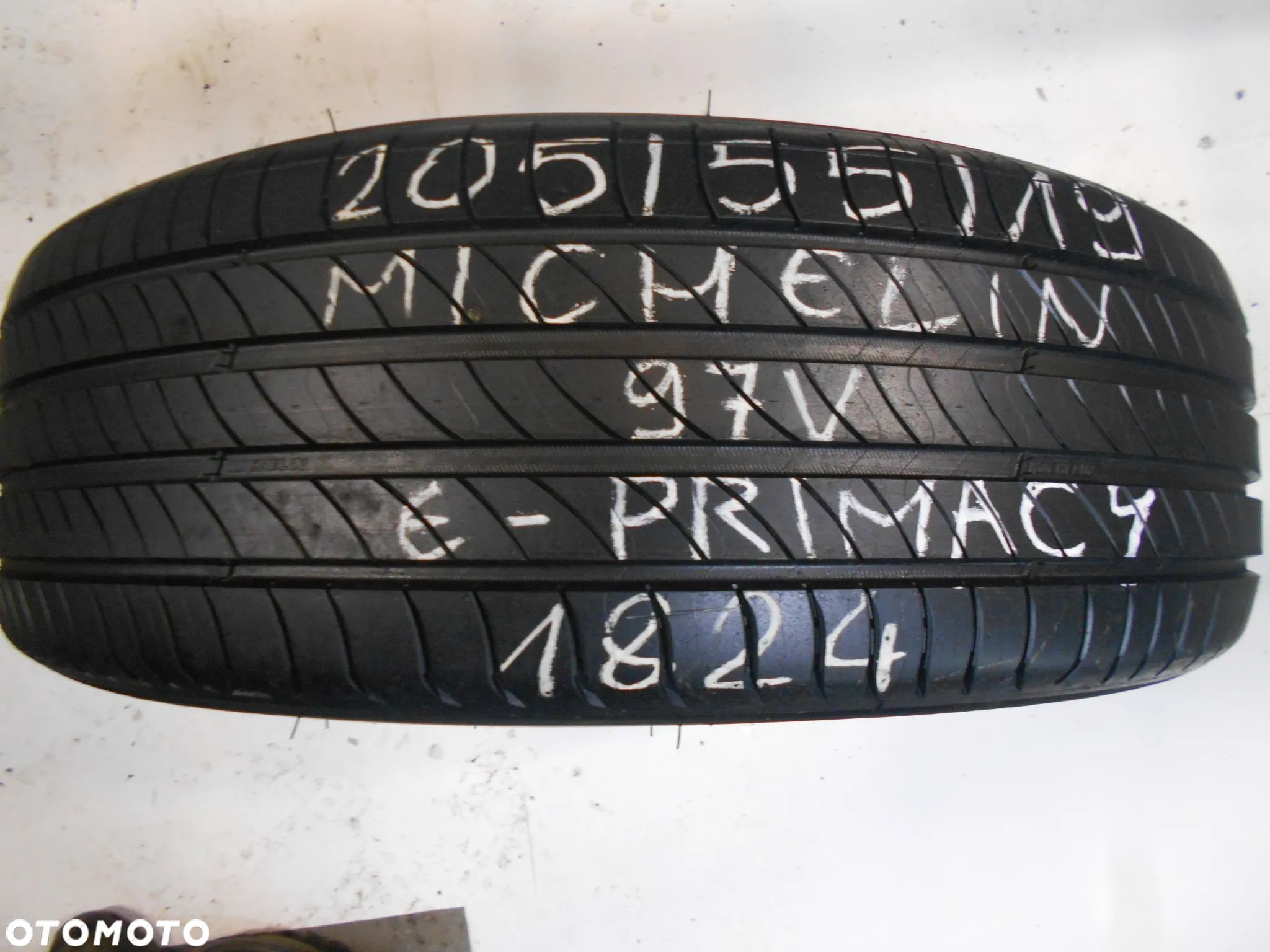 OPONA POJEDYNKA  205/55R19 MICHELIN E.PRIMACY DOT 1824 7.3MM - 1