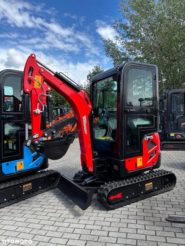 Kingway VIP15 1500kg Gąsienice 230mm Kciuk HYDRAULICZNY 25KM 3cyl DIESEL - 6