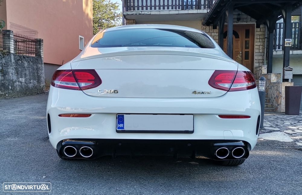 Difusor com Ponteiras Mercedes C C205 A205 (2014 a 2019) Look 43 AMG - 12