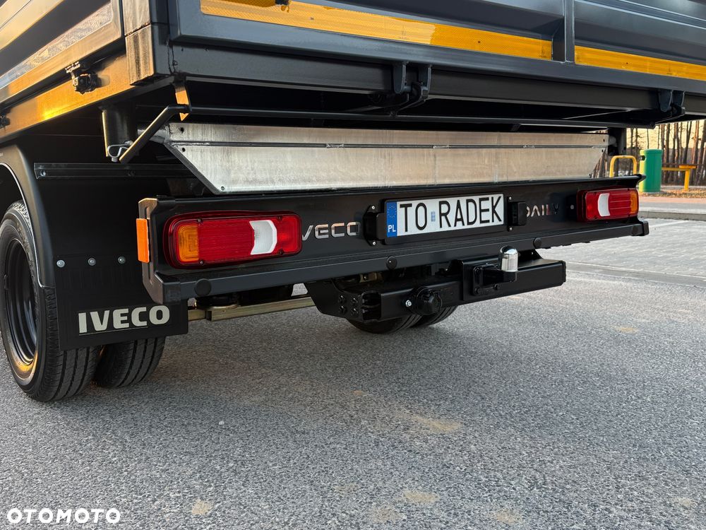 Iveco DAILY 35/50-180 3.0 HPI 180KM WYWROTKA 3-stronna ! 33 tyś km! Resor +Poduszka! HAK! Czarny Mat! Jedyny Taki!! - 35