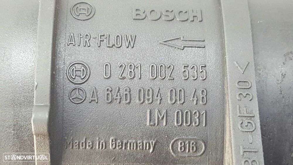 MEDIDOR DE MASSA DE AR MERCEDES CLASE E (W211) BERLINA E 270 CDI (211.016) - 4