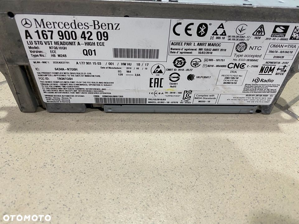 MERCEDES W167 W177 A1679004209 HB M248 - 1