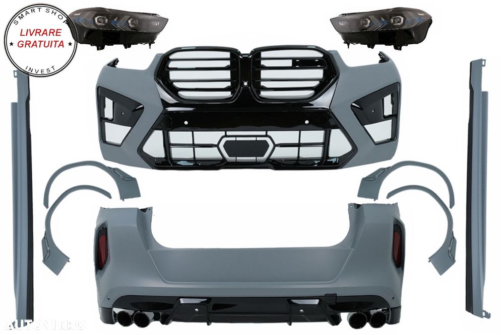 Pachet Exterior Complet BMW X6 G06 (2019-03.2023) Conversie la LCI 2024 X6M Design- livrare gratuita - 1