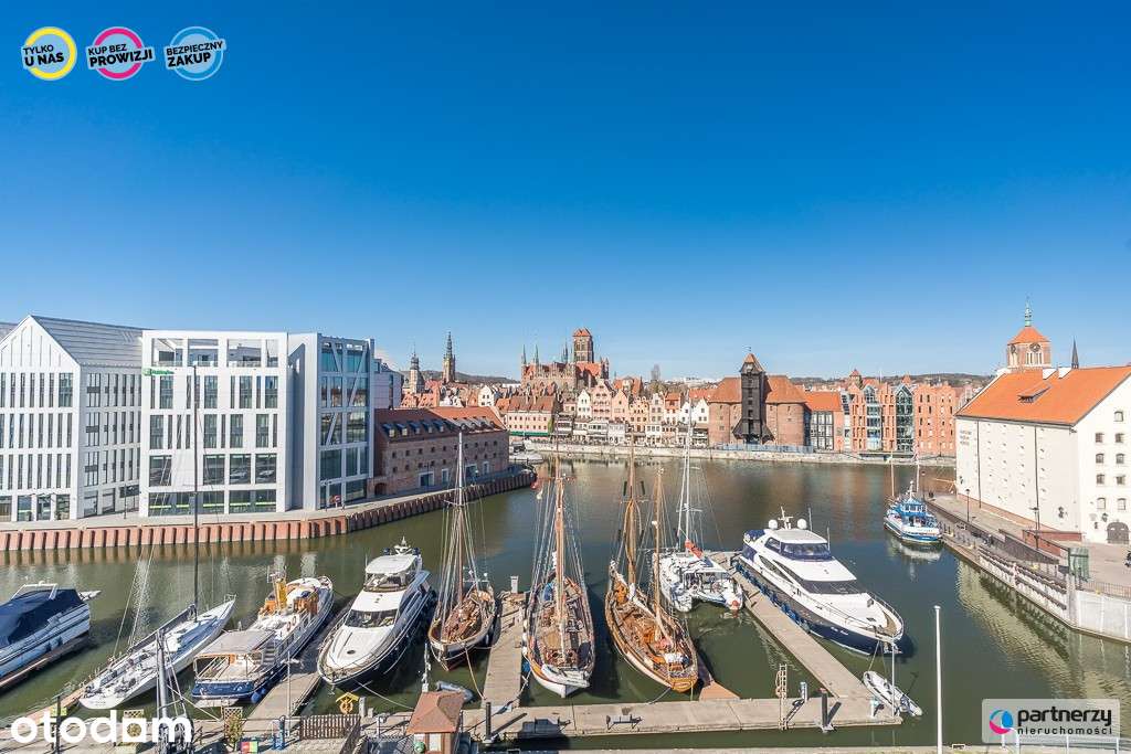 Apartament+ taras 40m/ widok na Motławę!