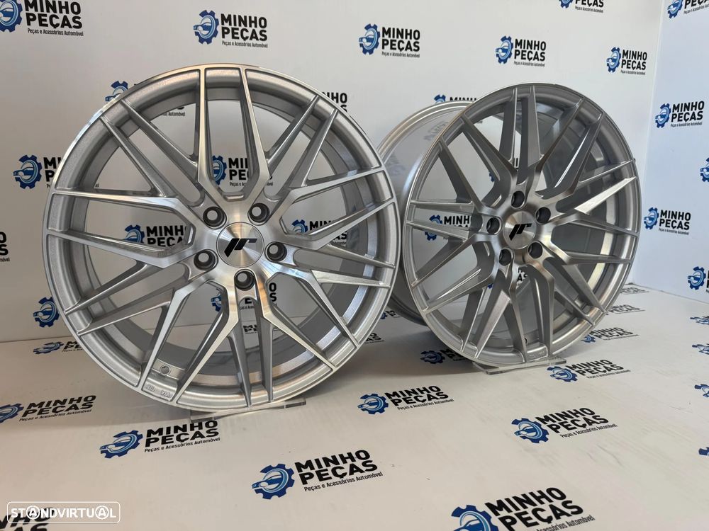 Jantes Japan Racing (JR28) em 18 (5x112) Silver Machined - 3