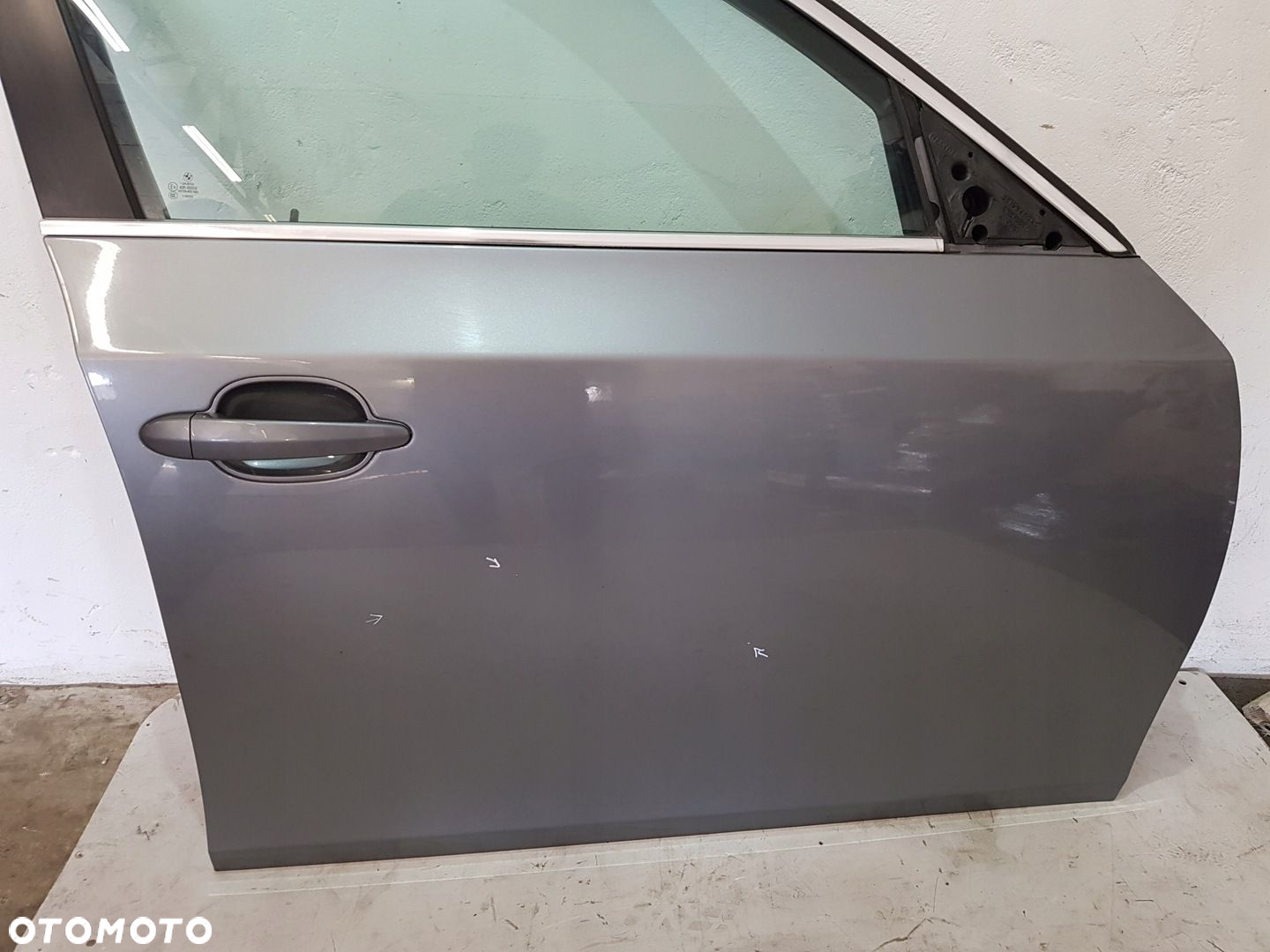 DRZWI PRAWE PRAWY PRZÓD BMW E60 E61 LCI EUR SPACEGRAU METALLIC A52/7 - 4