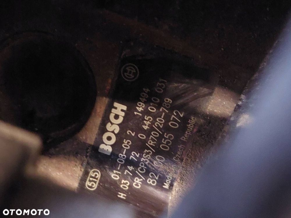 SILNIK DIESEL POMPA WTRYSKI TRAFIC II 1.9 DCI F9Q760 8200055072 7700111014 - 3