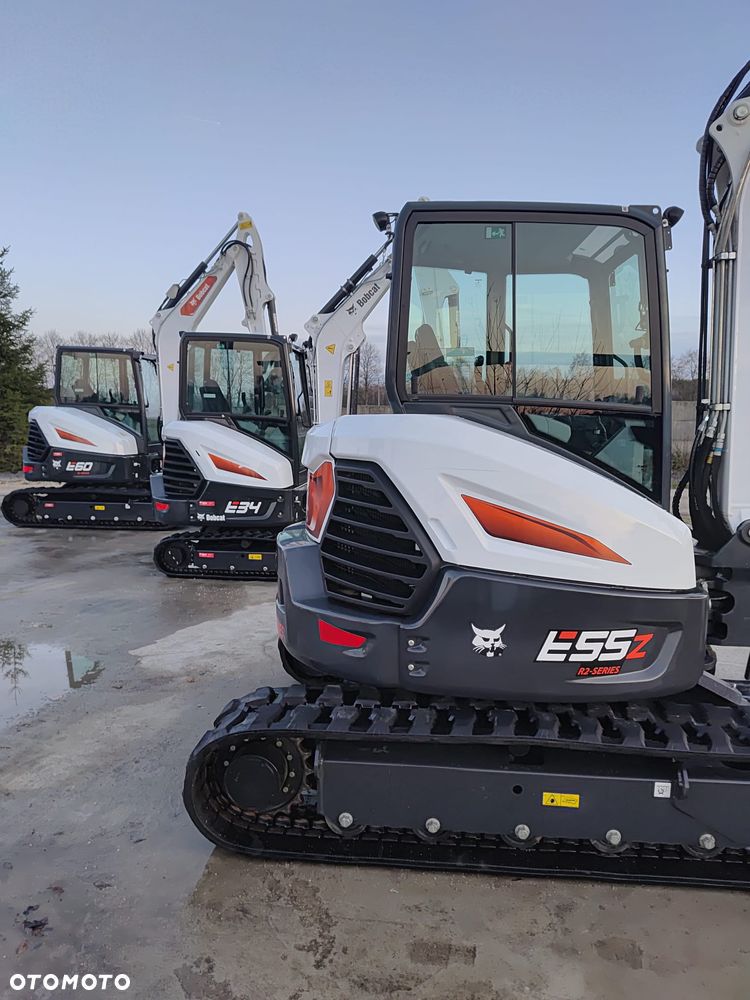 Caterpillar Minikoparka BOBCAT E55Z 23r E60 5 6 tony dodatk linie hydr e35 e 34 e35z cat 304 303,5 serwisowana 1 wł koparka gąsienicowa Cat 303.5 304 305 305.5 306  Kubota 3,5tony - 7