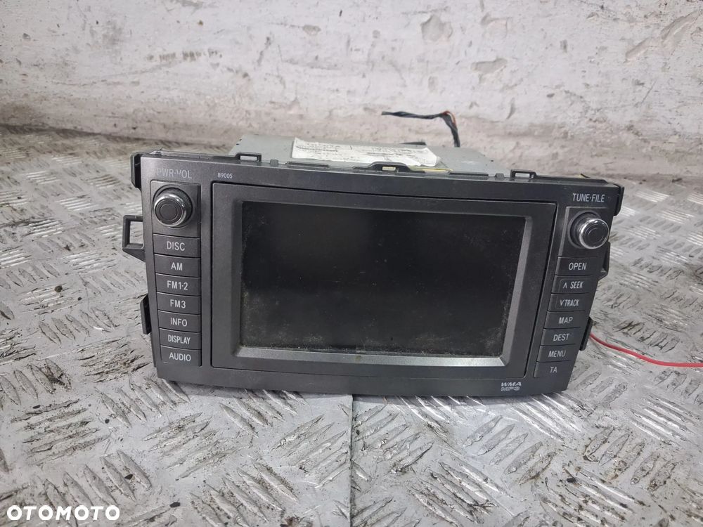 RADIO NAWIGACJA TOYOTA AURIS I 86120-12A20 - 1