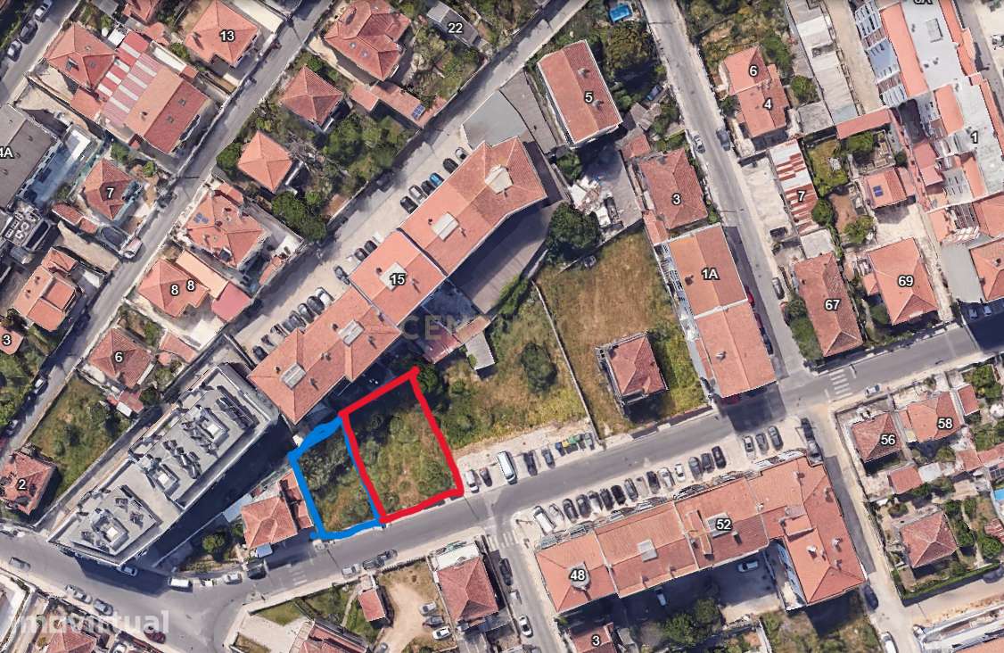 Sintra - Mem Martins, lote de terreno Urbano com área de 444m2, para c - Grande imagem: 2/11