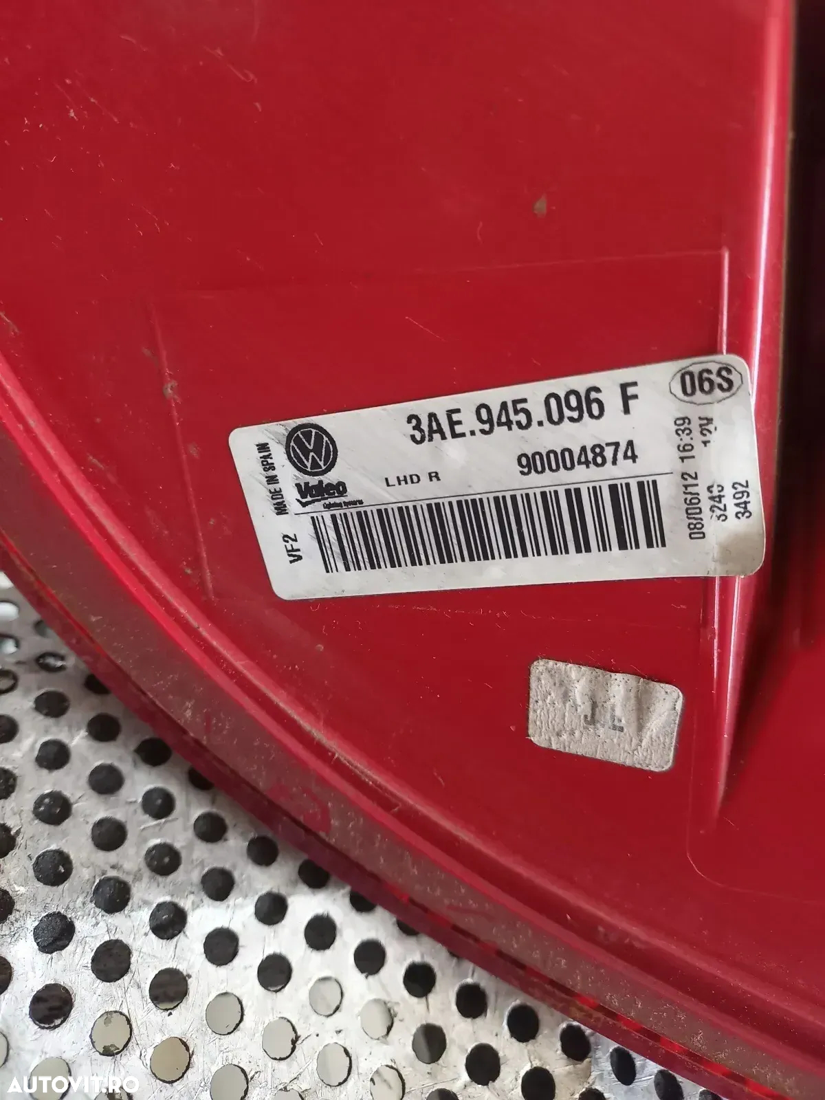 Stopuri Lampa Tripla Vw Passat B7 Limuzina Berlina Cod 3AEF 3AEF - Dezmembrari Arad - 10