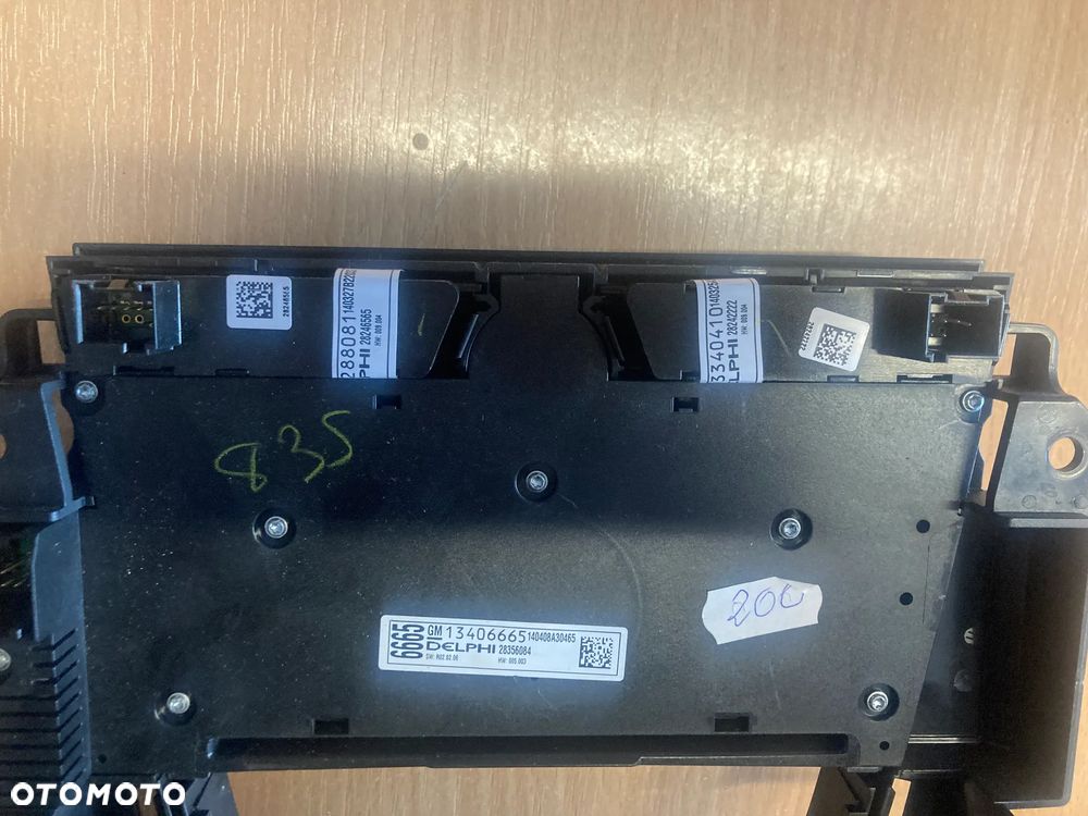 Panel Sterowania Nawigacji RADIA Opel Astra J 13406665 - 4