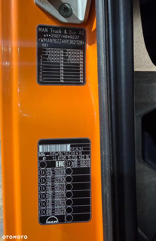 MAN 15.250 TGM bramowiec, MEILLER, pilot, 234 t.km.! - 18